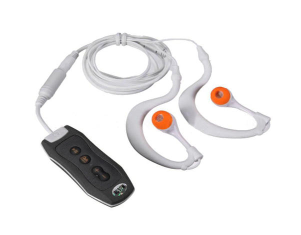 Probleem Gezichtsveld tentoonstelling Waterproof MP3-speler met waterdichte oordopjes - GOGO gadgets