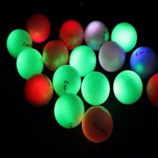 Glow in the dark golfballen