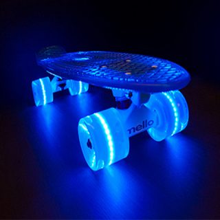 Skateboardwielen met led verlichting per 4
